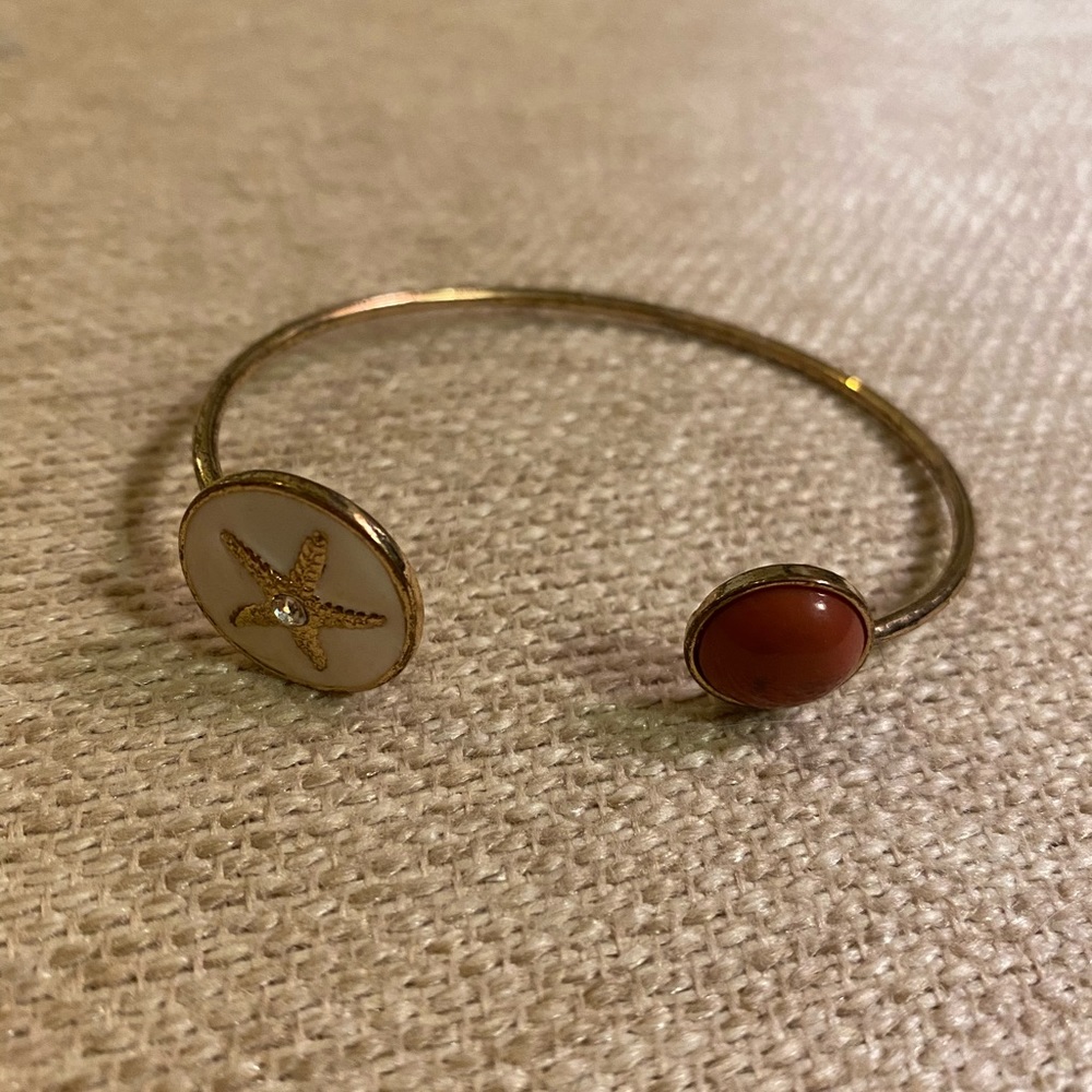 Starfish cuff bracelet